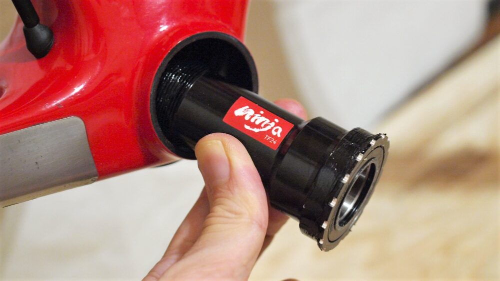 ひとりでできるかな？ボトムブラケット交換（取り付け編