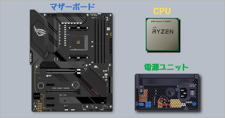 自作パソコンのCPU、マザーボード、電源を交換。交換手順の詳細を紹介