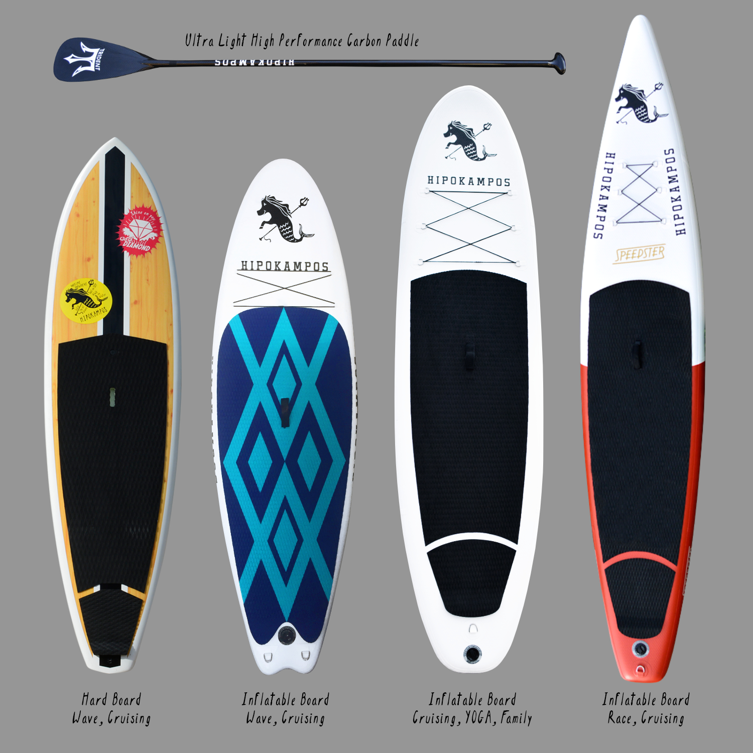 SUPボード＆パドル製品ラインナップ（旧モデル・廃盤モデル