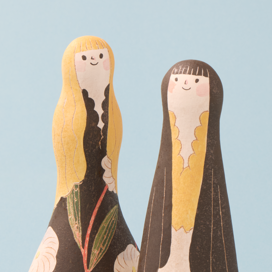 鹿児島睦さんの5つのフィギュリンが、ELLE DECOR SHOP限定・抽選販売