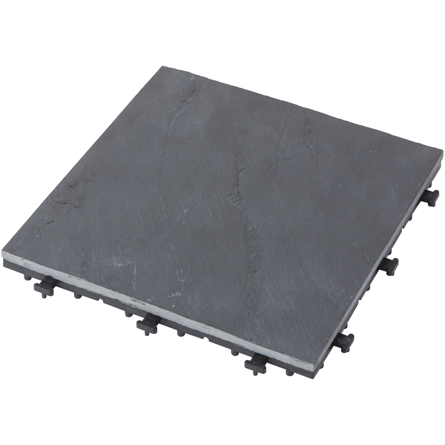 敷くだけタイル 天然石 ブラック 30×30 JBG-JTB1 4975149409099