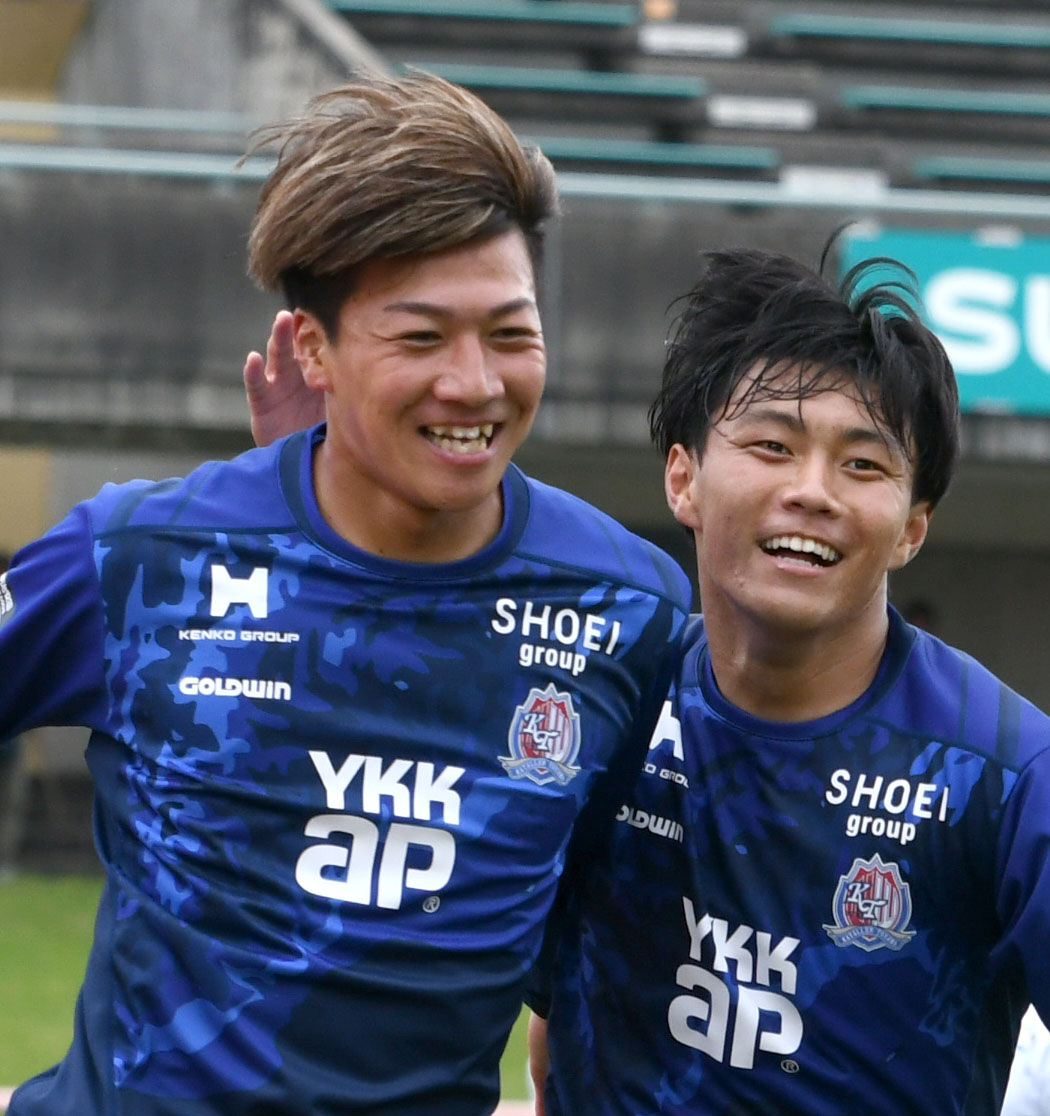 天皇杯】富山県予選決勝でJ3富山が勝利…大卒新人のFW碓井聖生が3