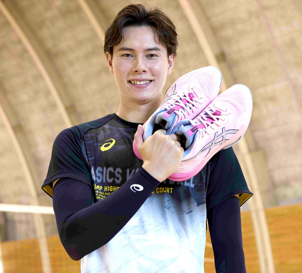 高橋藍「夢を持ってプレーしてもらえたら」デザインコンセプト企画した