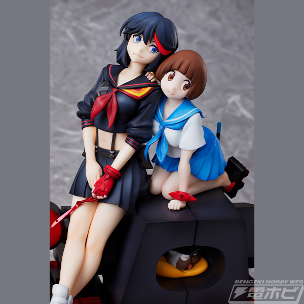 キルラキル』纏流子＆満艦飾マコがボリューム満点のスケールフィギュア