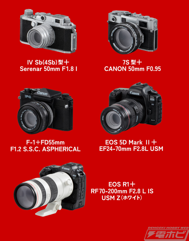 キヤノン歴代の名機がミニチュアで蘇る！「Canon ミニチュアカメラ