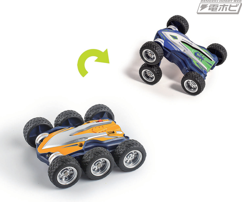 ひっくり返っても止まらない!!七転八起電動RCバギー「ハイパーミニ