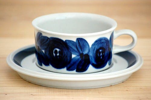 ARABIA/アラビア/ANEMONE/アネモネ/ティーカップ＆ソーサー - 北欧