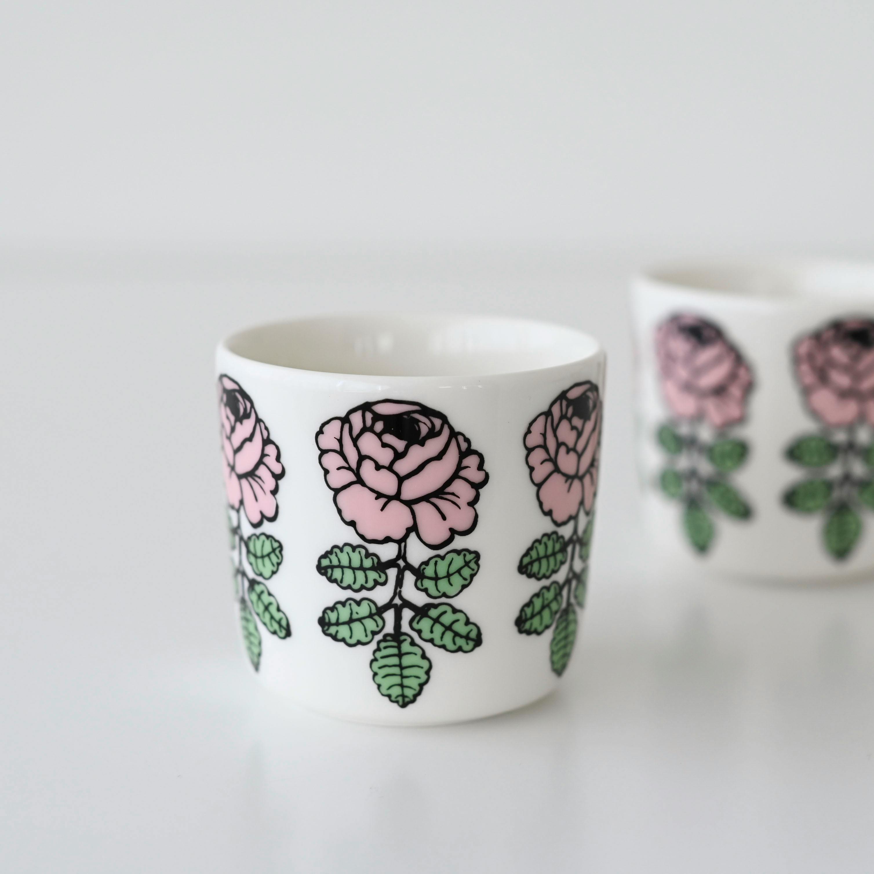 日本別注】Marimekko / マリメッコ / Vihkiruusu / ラテマグ2個セット