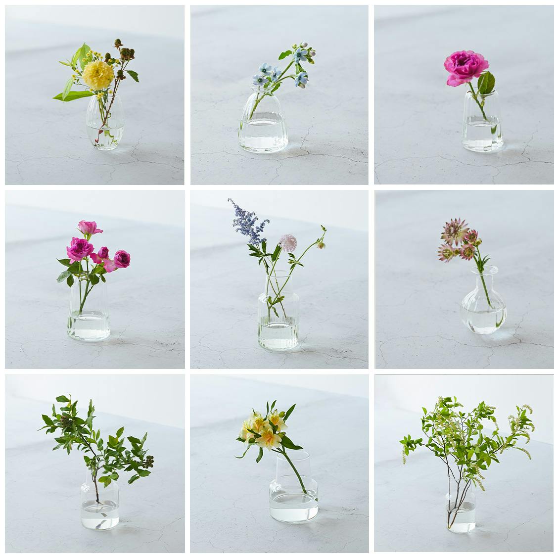 リューズガラス / フラワーベース / ネック / 高さ26cm - 北欧、暮らし