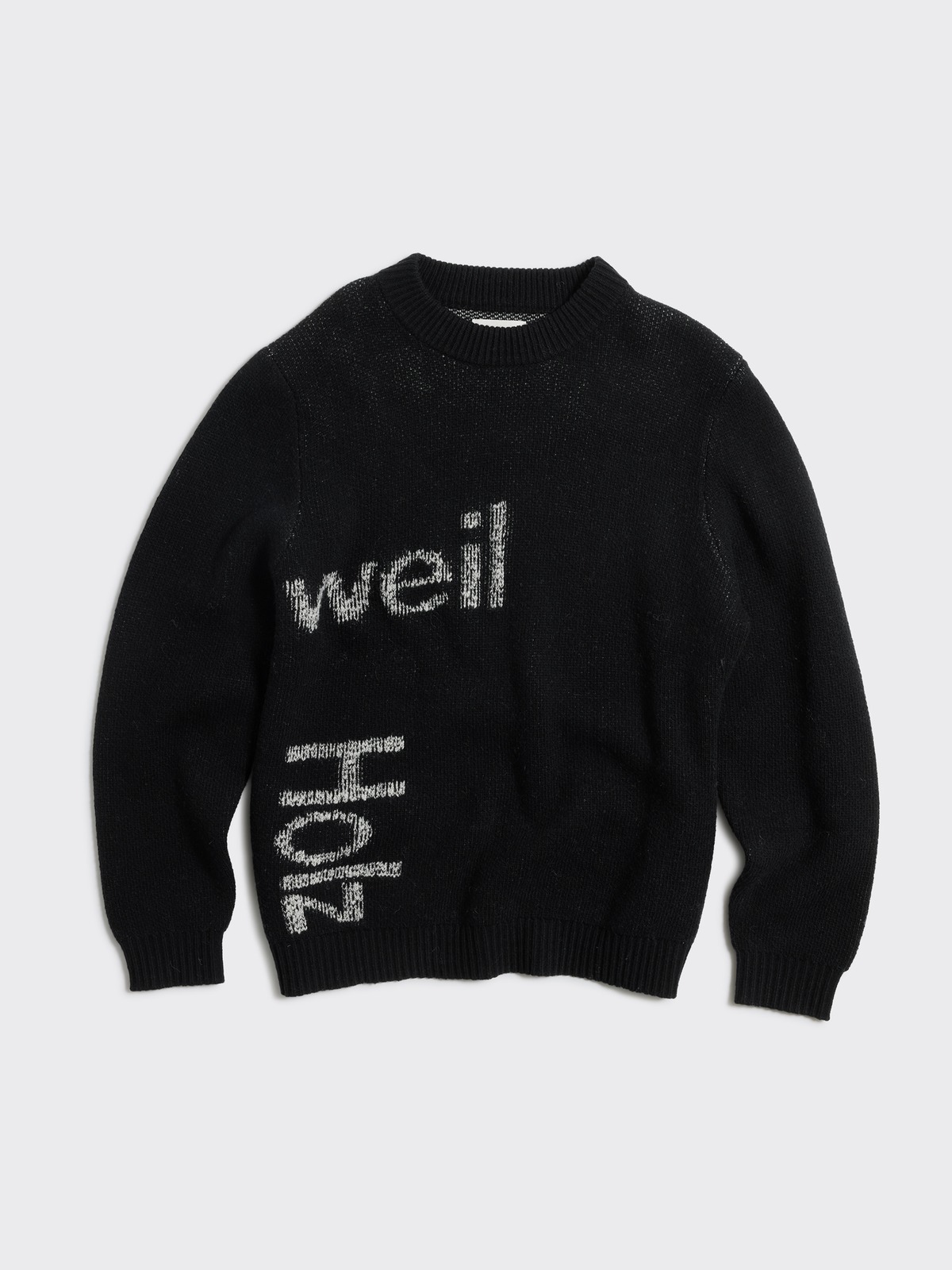 Haza Logo Sweater - Black Mix - Holzweiler