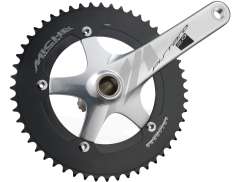 Miche Pistard 2.0 クランクセット 50T 165mm アルミニウム - シルバー