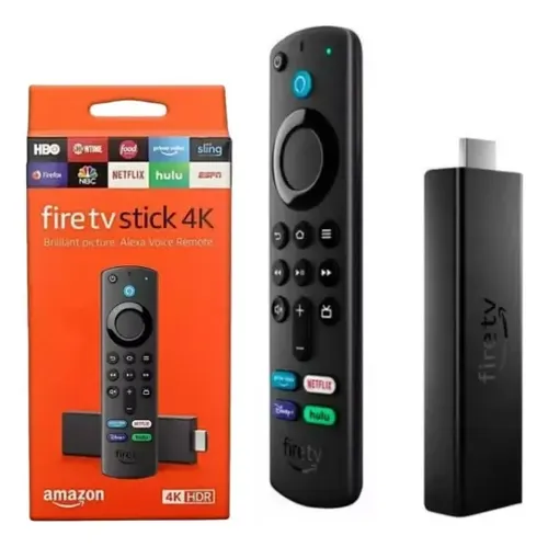 Amazon Fire Tv Stick 4k 8gb Preto Com 1.5gb De Ram Negro1 De Voz