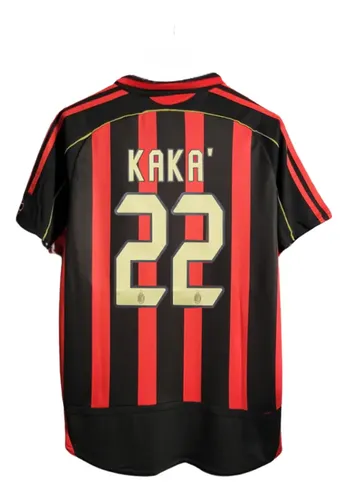 Camisa Milan Retrô 06/07 Kaká 22 Home Masculino Ed. Especial