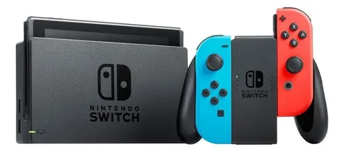 Nintendo Switch HAC-001 (JPN) 32GB Standard cor vermelho-neón y