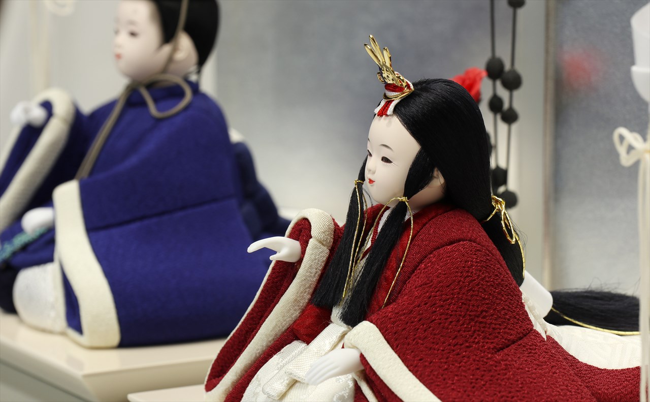 雛人形 木目込人形 親王飾り 月の宴 草園作 【公式通販】