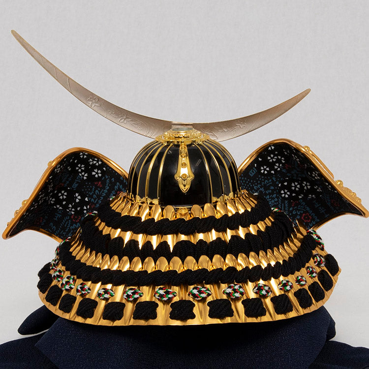 金彩桜屏風菖蒲伊達兜 兜平飾り 20Y-07 – 福仙