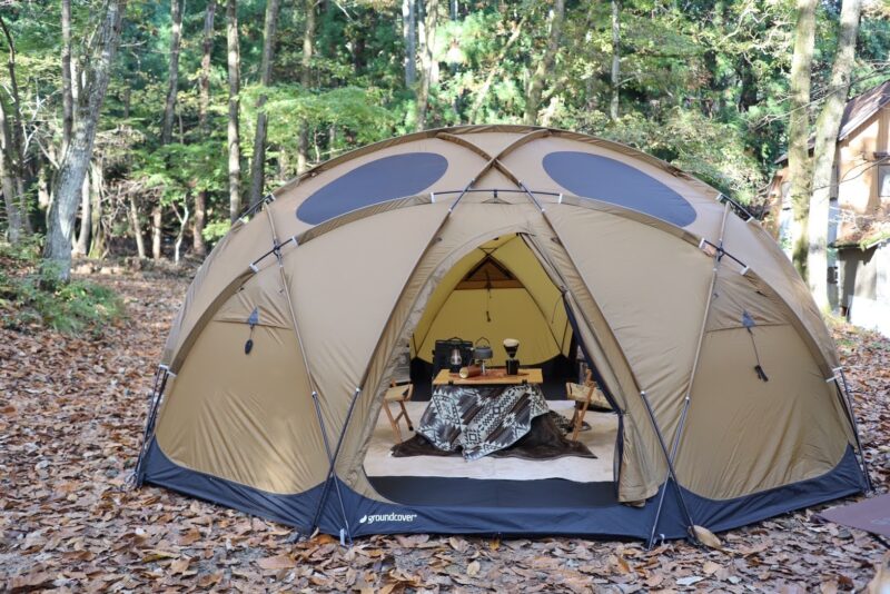 ground cover(グランドカバー)の超大型ドームテント】ACORN HOUSE 4.75