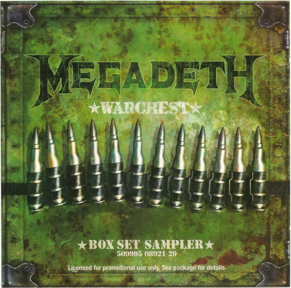 Megadeth – Warchest - Boxset Sampler – CD (Compilation, Promo