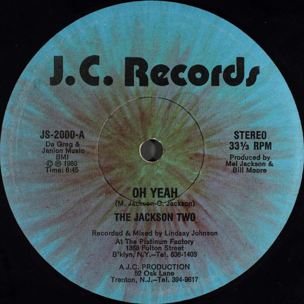 The Jackson Two – Oh Yeah – Vinyl (12