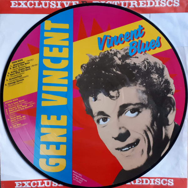 Gene Vincent – Vincent Blues – Vinyl (LP, Picture Disc