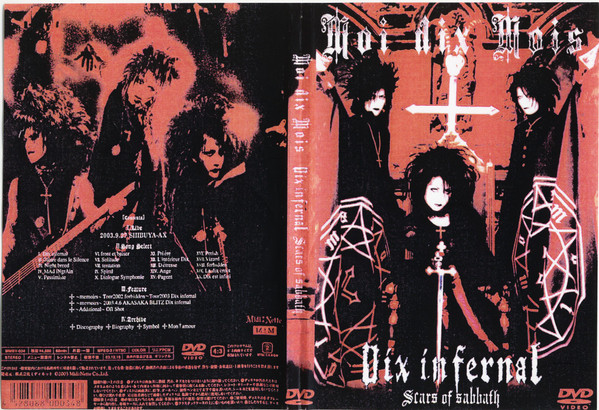 Moi dix Mois – Dix Infernal - Scars Of Sabbath – DVDr (DVD-Video