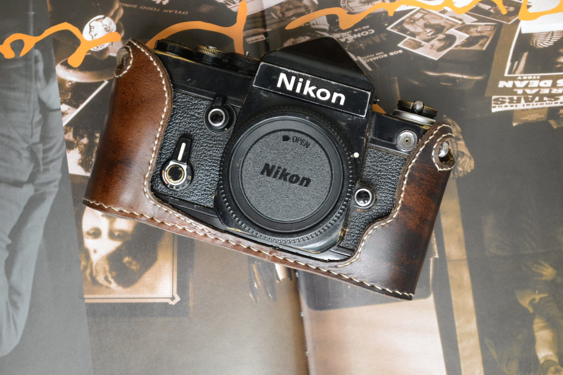 グリップ付きニコンF2カメラ用レザーハーフケース - Etsy 日本
