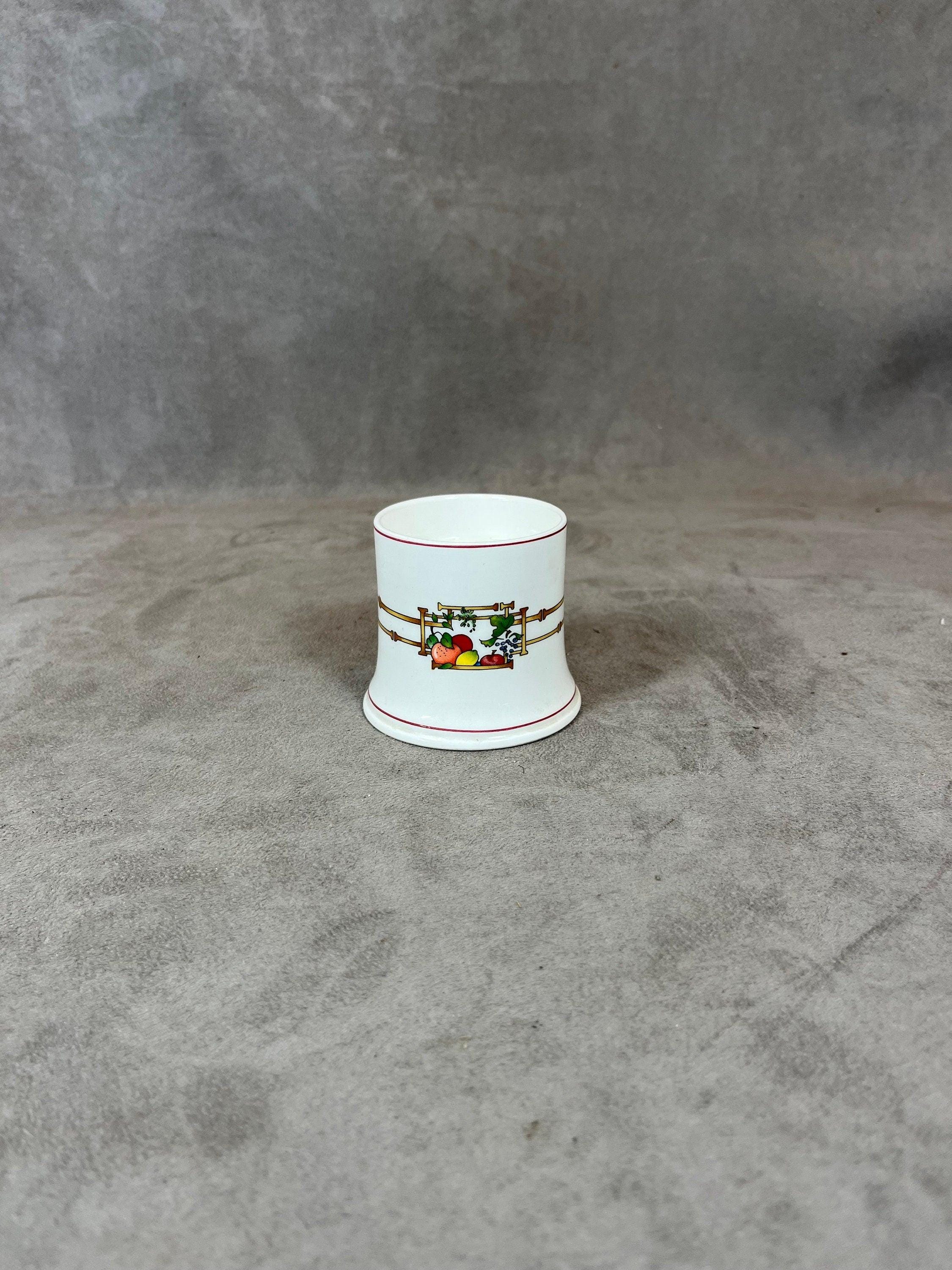 ビレロイ＆ボッホ製磁器キャンドルホルダー、ルクセンブルク製、1980年