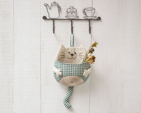 動物の形をした壁掛けポケットオーガナイザー - PDF 縫製パターン