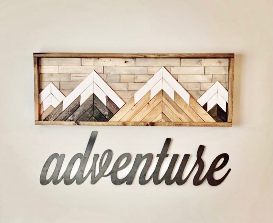 Adventure Sign - Adventures Word - Adventure Decor - Home Decor