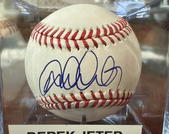 デレク・ジーターの直筆サイン入りMLB公式野球ボール（シュタイナー