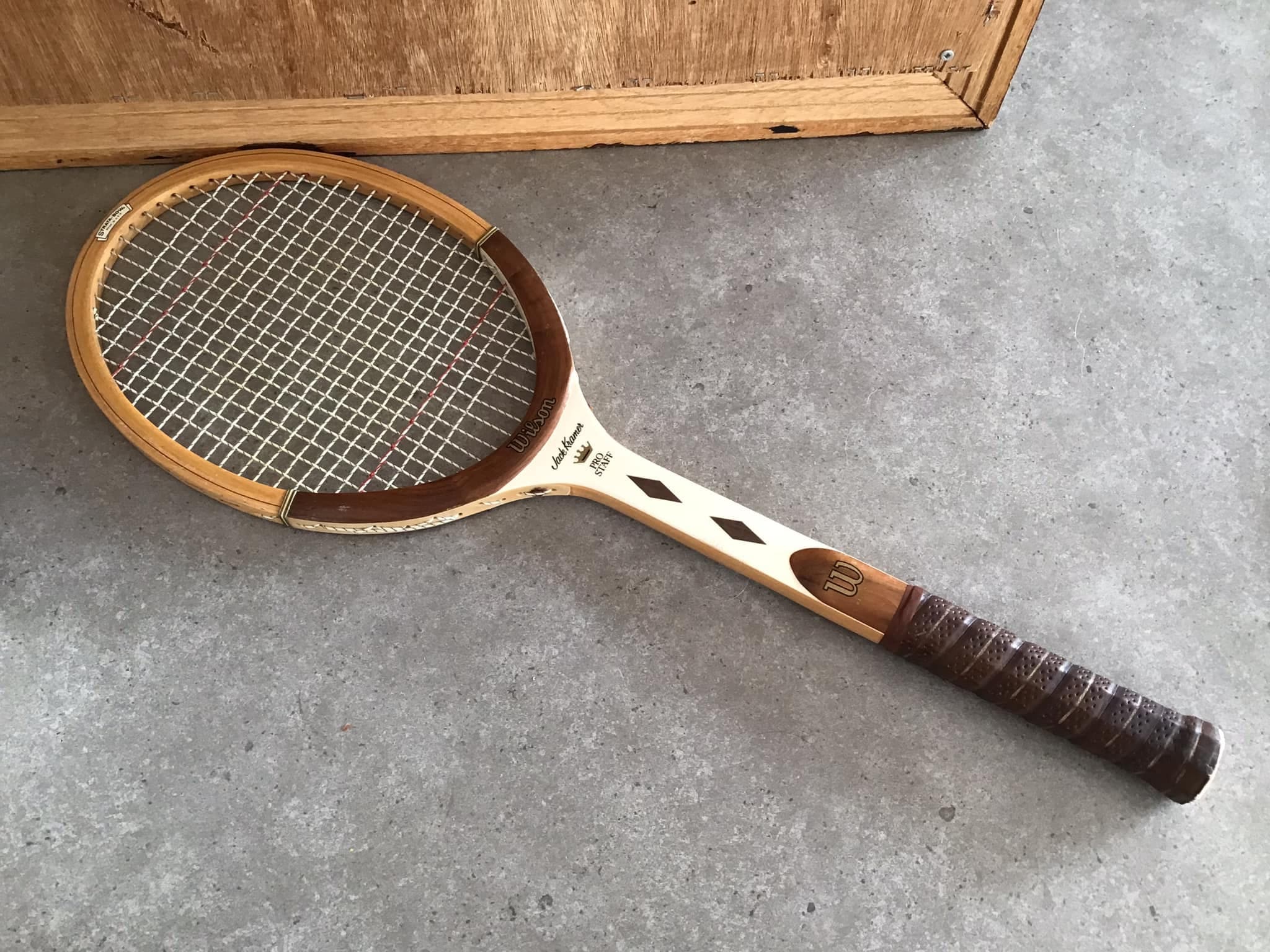 Vintage Wilson Jack Kramer Pro Staff Wood Tennis Racquet Racket