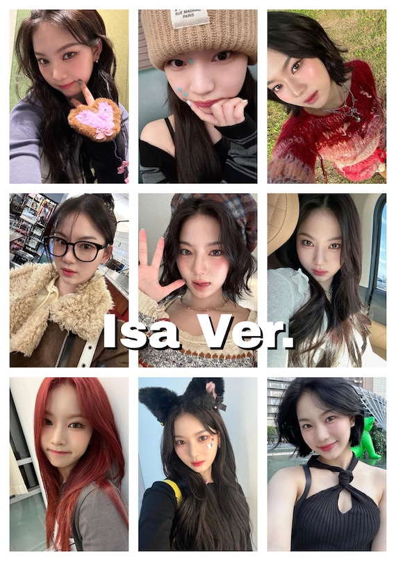 Stayc Selfie/selca Bias Photocards | Yoon, Sieun, J, Isa, Sumin