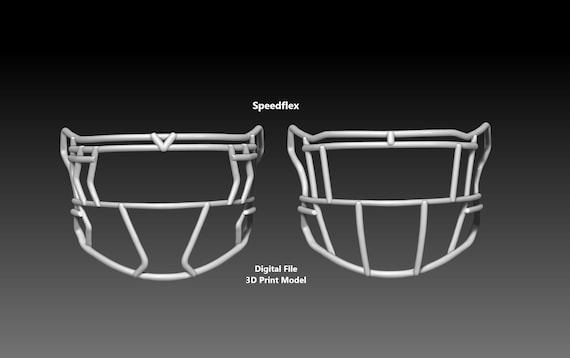Facemask Pack 4 for Riddell SPEEDFLEX Helmet 3D Print Model