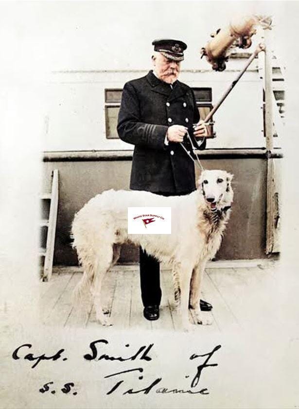 エドワード・J・スミス船長 RMS タイタニック号 カラーカメオ肖像画