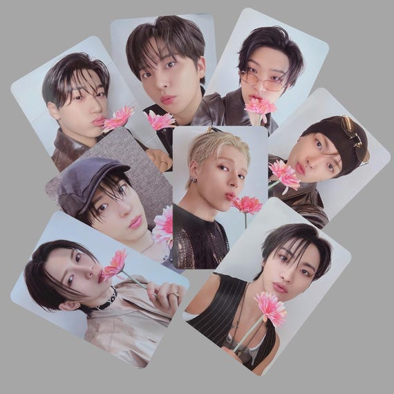 Ateez Golden Hour Pt 3 Photocards Luckydraw Flower Vers -preorder