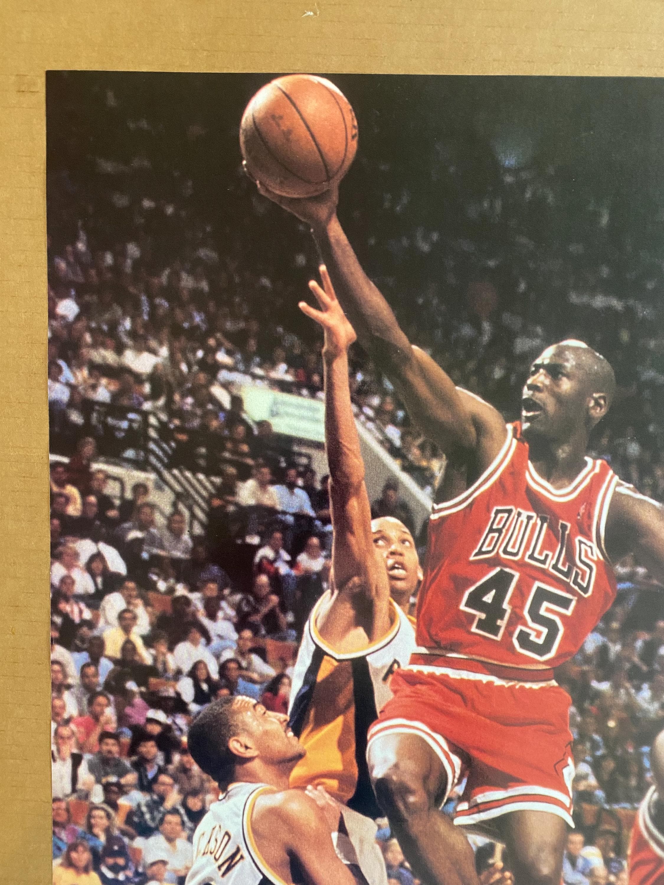 マイケル ジョーダン ポスター ビンテージ シカゴ ブルズ