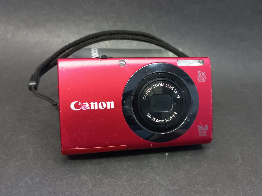 Digital Camera Canon Powershot A3400IS Red, Compact Digital Camera