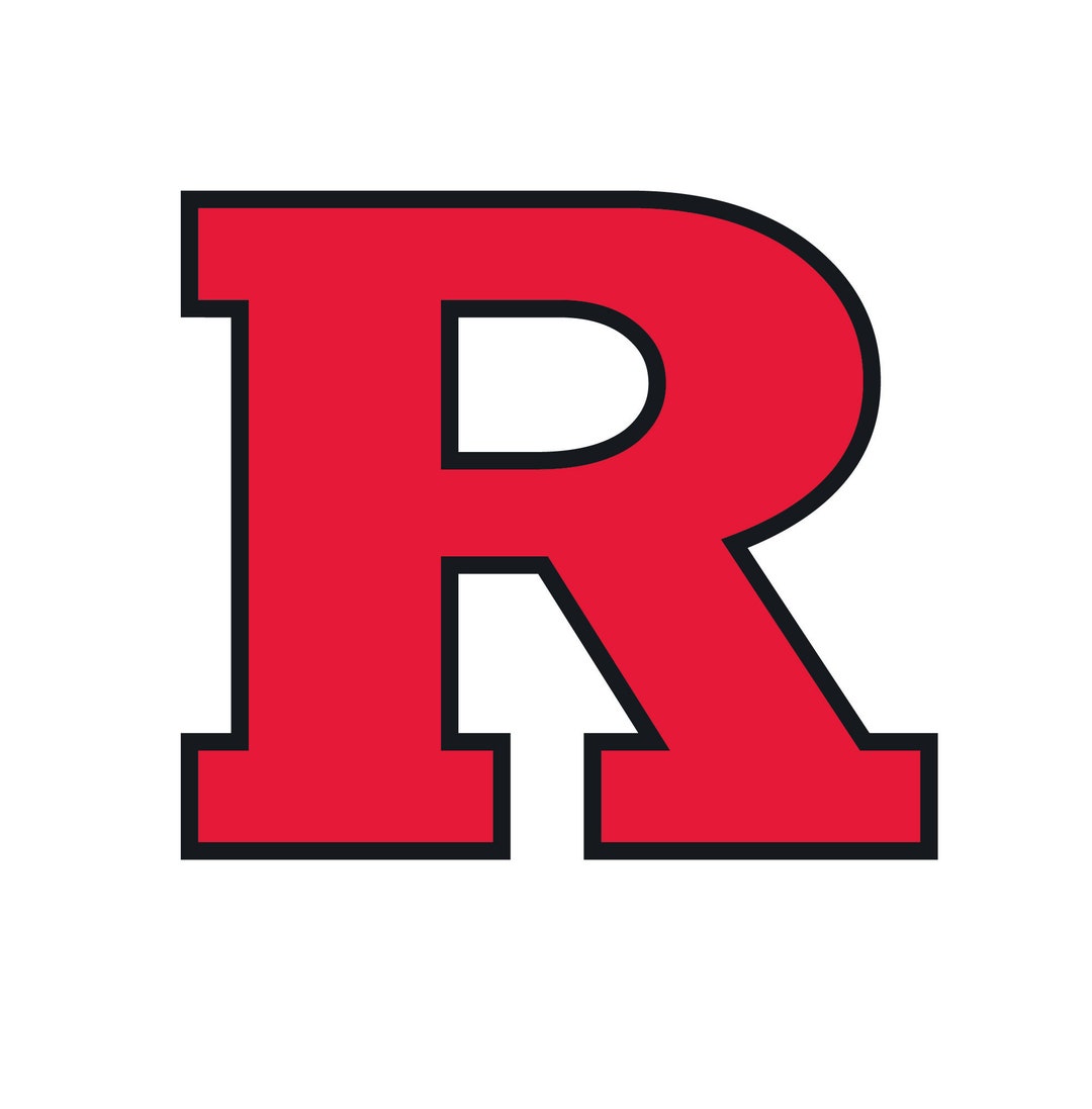 Rutgers Scarlet Knights Vinyl Mascot Decal Sticker Officially