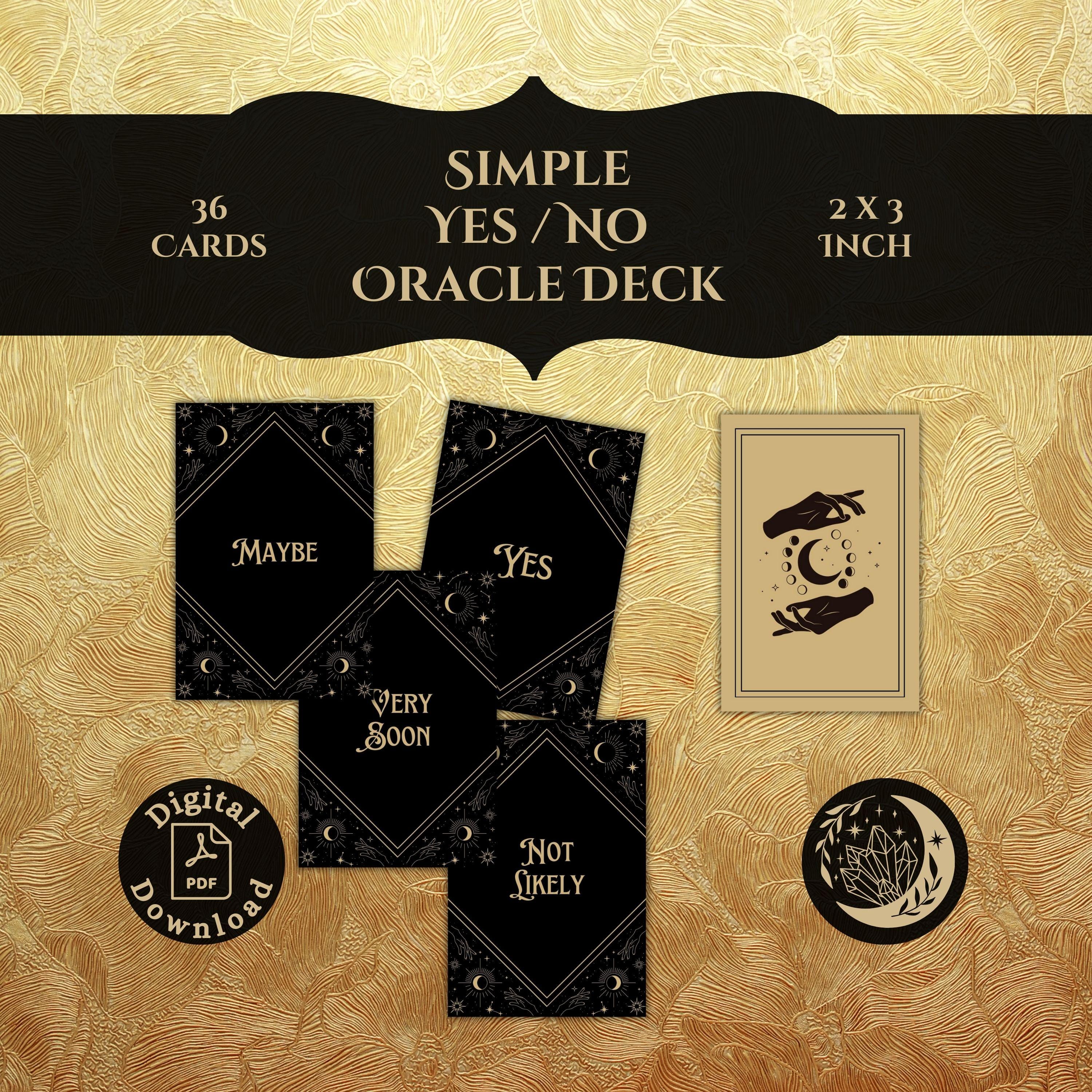 The answer is simple oracle cards - Etsy 日本