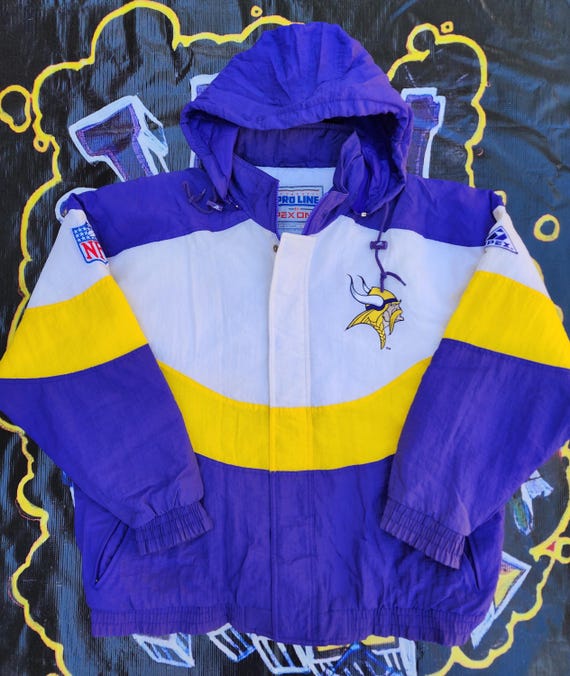 Vintage 1990s Minnesota Vikings Apex One Puffer Jacket XL - Etsy