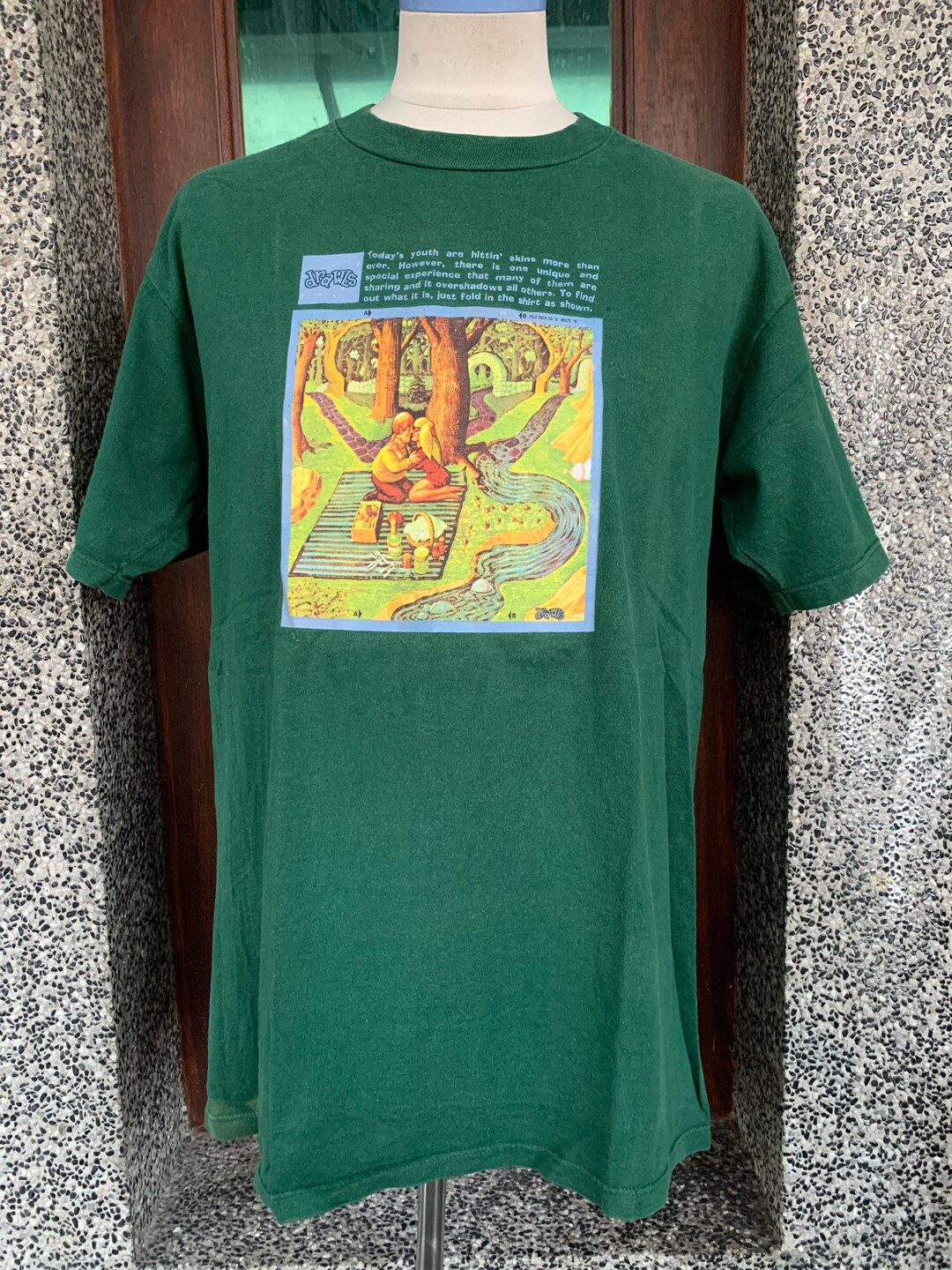 Vintage 90s Drawls Skateboard T Shirt / Pervert / Hook Ups