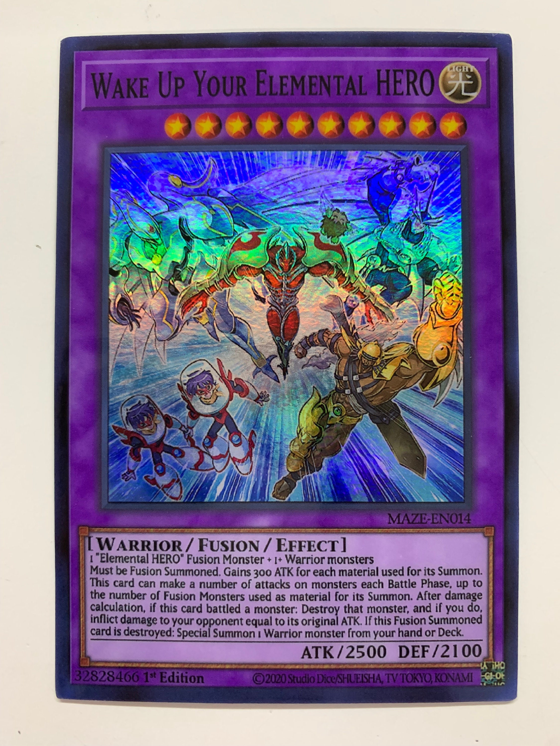 Wake up Your Elemental HERO | Super Rare | Orica PROXY - Etsy Israel