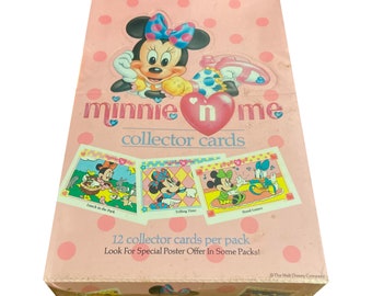 Minnie N Me Vintage Trading Cards ONE Pack 1991 Disney Mickey