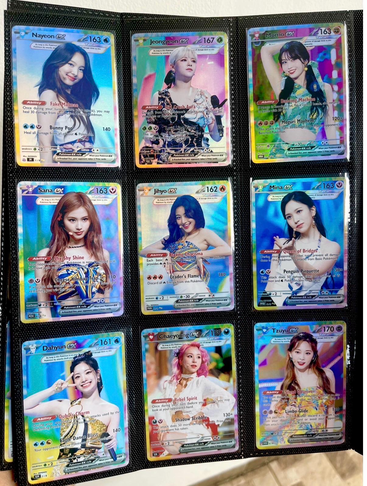 TWICE ホログラフィック KPOP GX フォトカード | メンバー9人全員