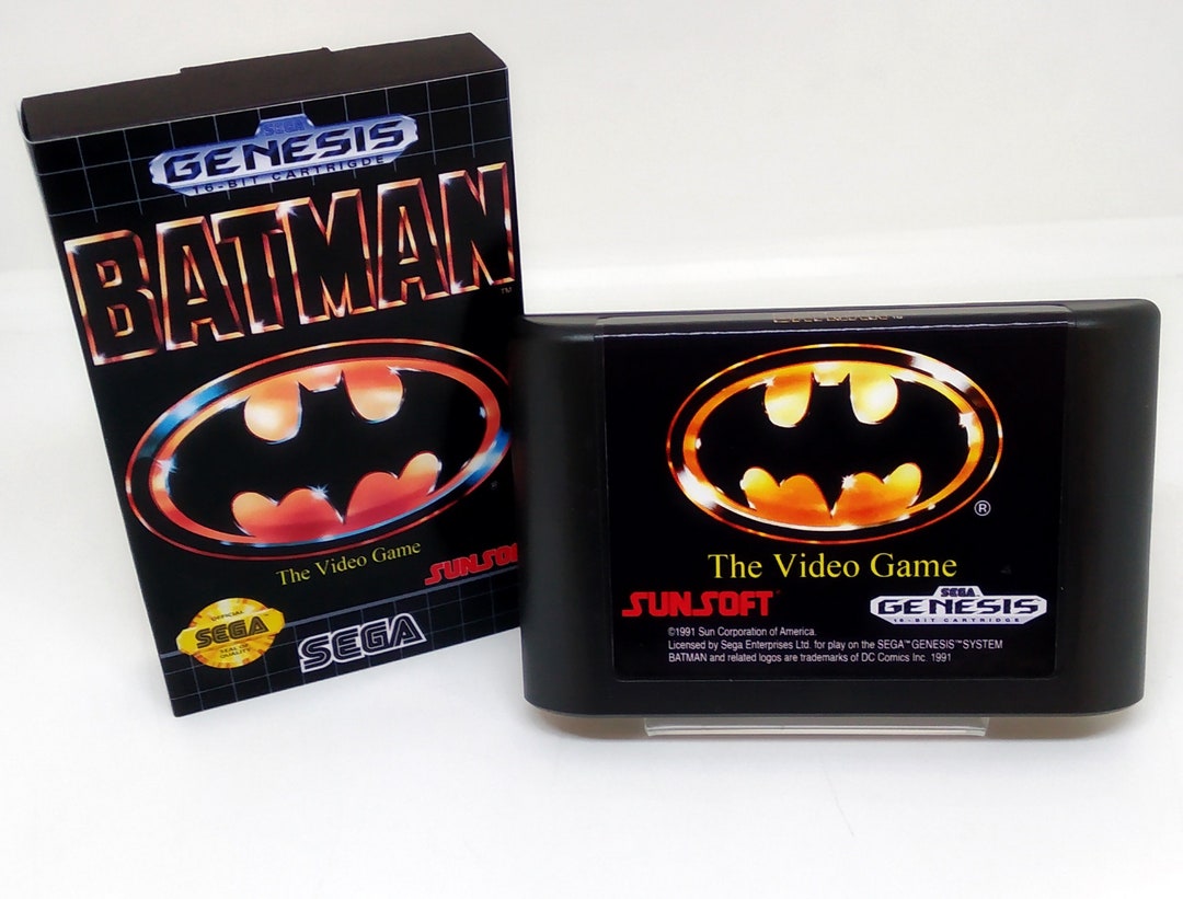 Batman: the Video Game SEGA Genesis Mega Drive - Etsy