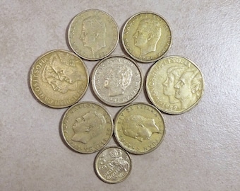 スペイン 公式 ペセタコレクション 1994・1995 スペインのコイン50枚