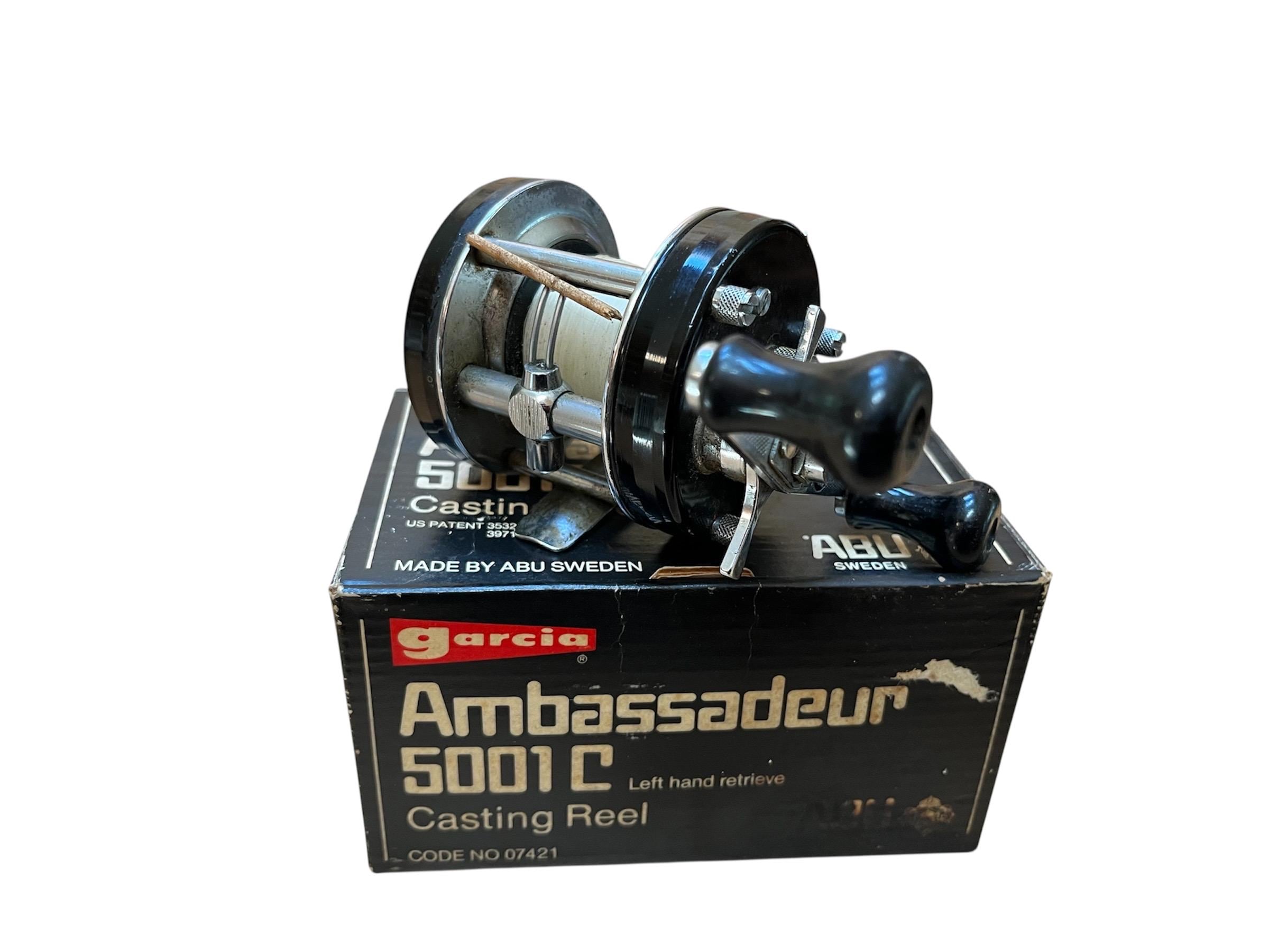 Vintage Abu Garcia Ambassadeur 5001C Reel: 1980s With Original Box