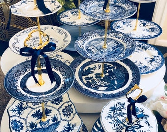 ヴィンテージ フェントン シルバー クレスト ミルクガラス ケーキ