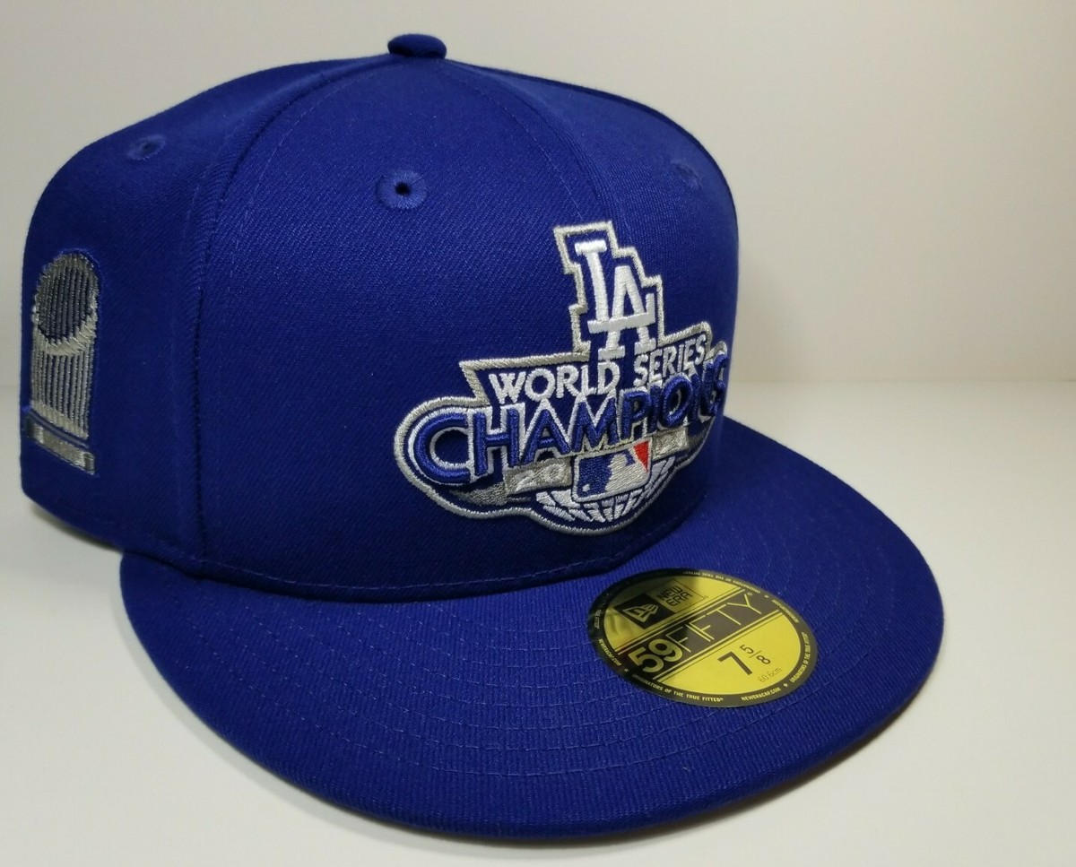 LA Dodgers MLB World Series Champions Trophy Cap Limited 59FIFTY