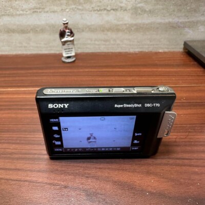 Sony Cyber-shot DSC-T20 8.1MP Digital Camera - Silver for sale